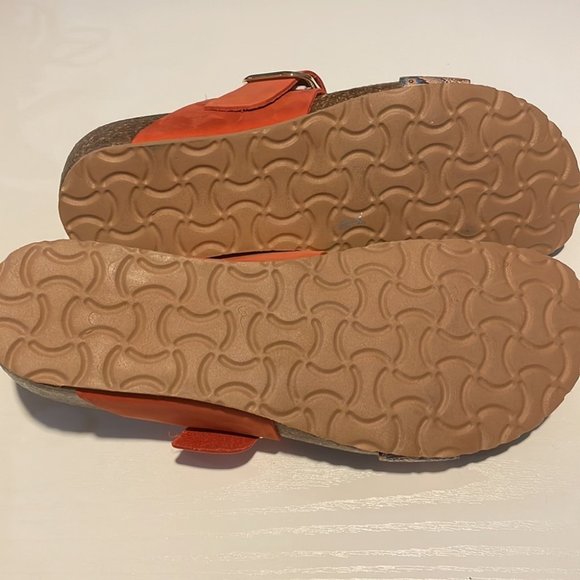 Bos & Co - LAPO in Mandarin made in Italy arch support  cork sandal wedge sz 10 - Picture 10 of 10